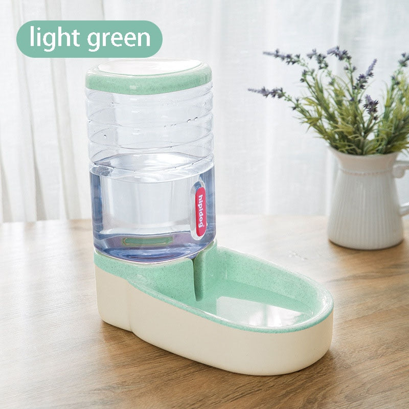 3.8 L Pet Automatic Feeding Bowls Dog Food Feeder Cat Water Feeder