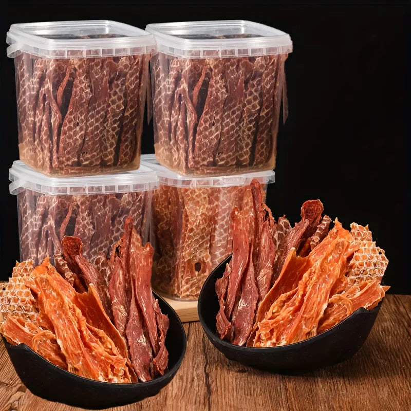 150g/5.29oz Chicken Jerky and Duck Jerky Dog Treats For Small, Medium, Large Dog, Made With Real Pure Duck - Healthy