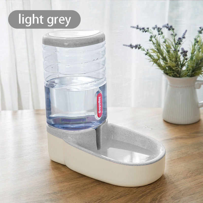 3.8 L Pet Automatic Feeding Bowls Dog Food Feeder Cat Water Feeder