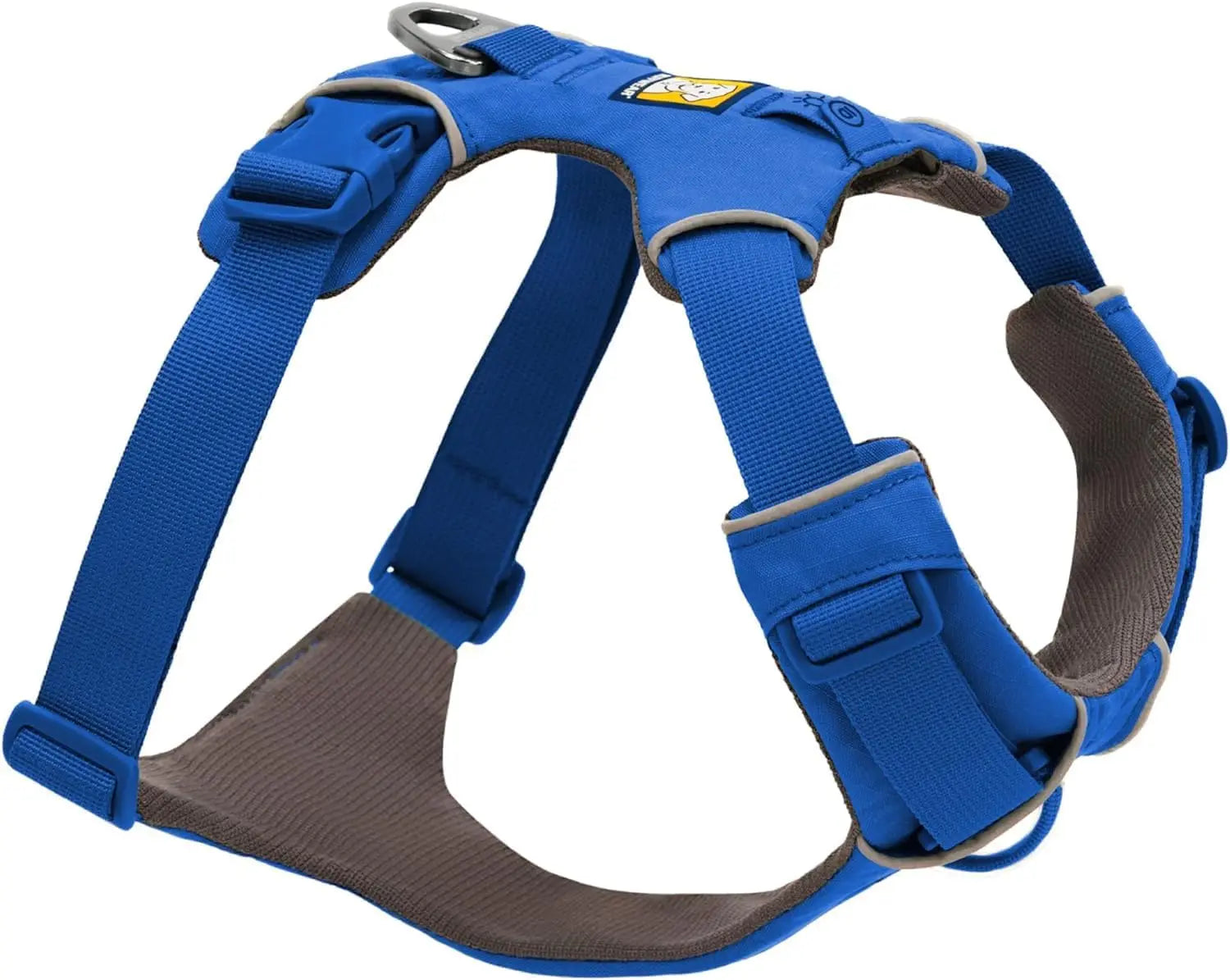 Front Range Dog Harness, Reflective Soft Padded Everyday Harness with Dual Leash Clips