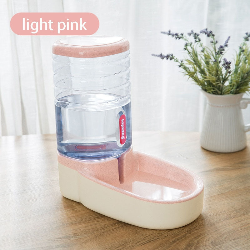 3.8 L Pet Automatic Feeding Bowls Dog Food Feeder Cat Water Feeder