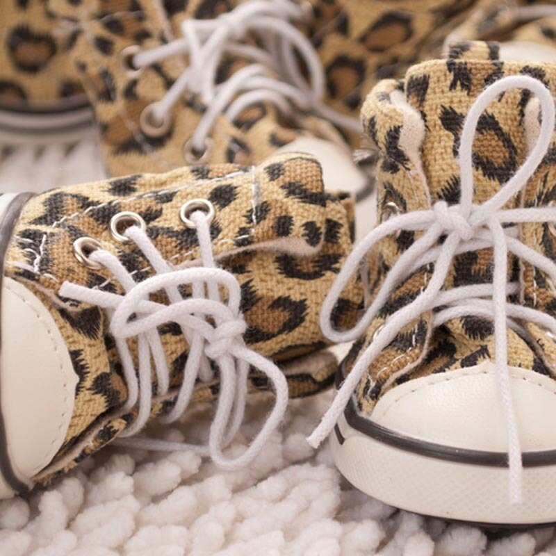 Leopard Print Dog shoes
