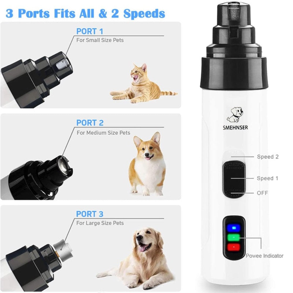 Cordless pet nail trimmers