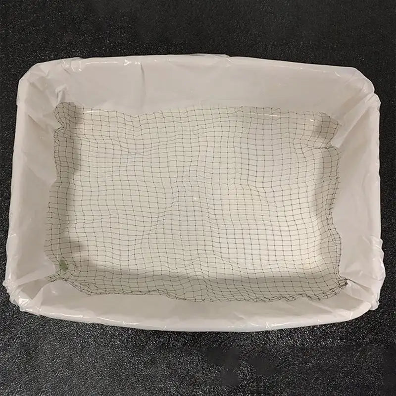 Durable Cat Litter Bags Liners Reusable Cat Feces Filter 10Pcs Cat Sand Bag Filter Pet Hygienic Litter Box Liner for Pet Litter