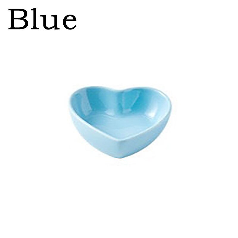 Hamster Feeding Bowls Heart-shaped Pet Feeder Bowls Ceramic Snack Bowl Food Water Snack Feeder Hamster Food Bowls Pet Supplies