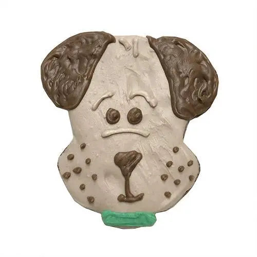 dog head cookie