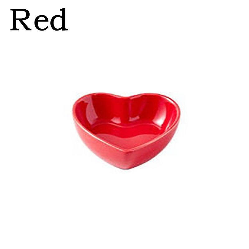 Hamster Feeding Bowls Heart-shaped Pet Feeder Bowls Ceramic Snack Bowl Food Water Snack Feeder Hamster Food Bowls Pet Supplies